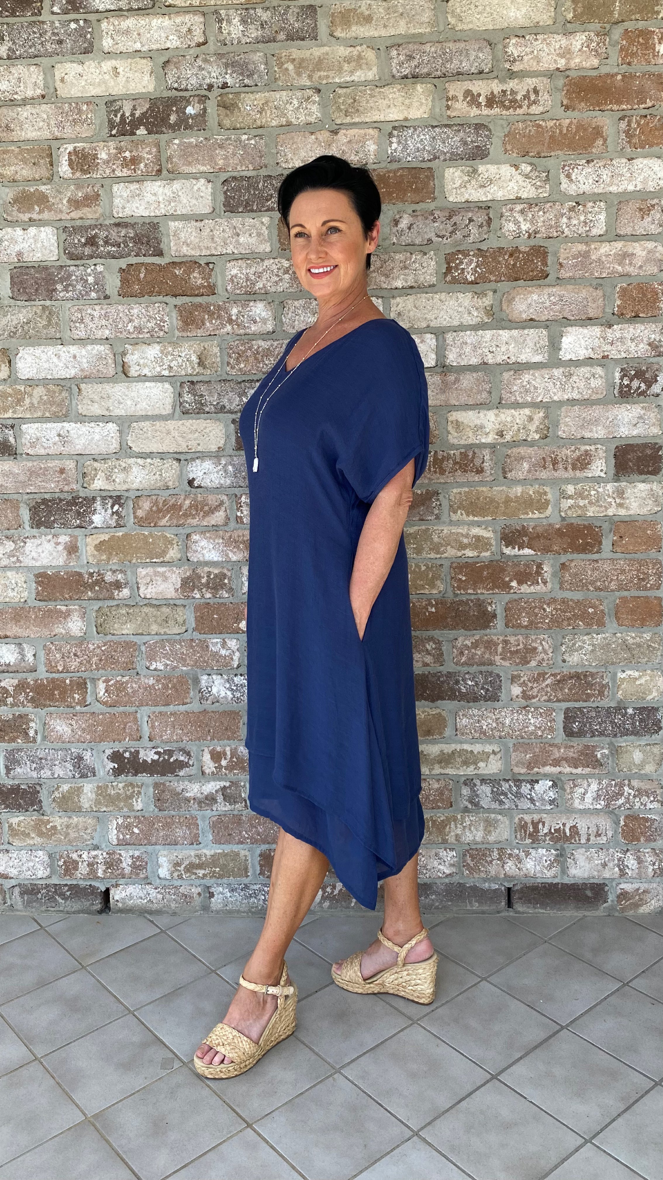 Chelsea Dress in Navy