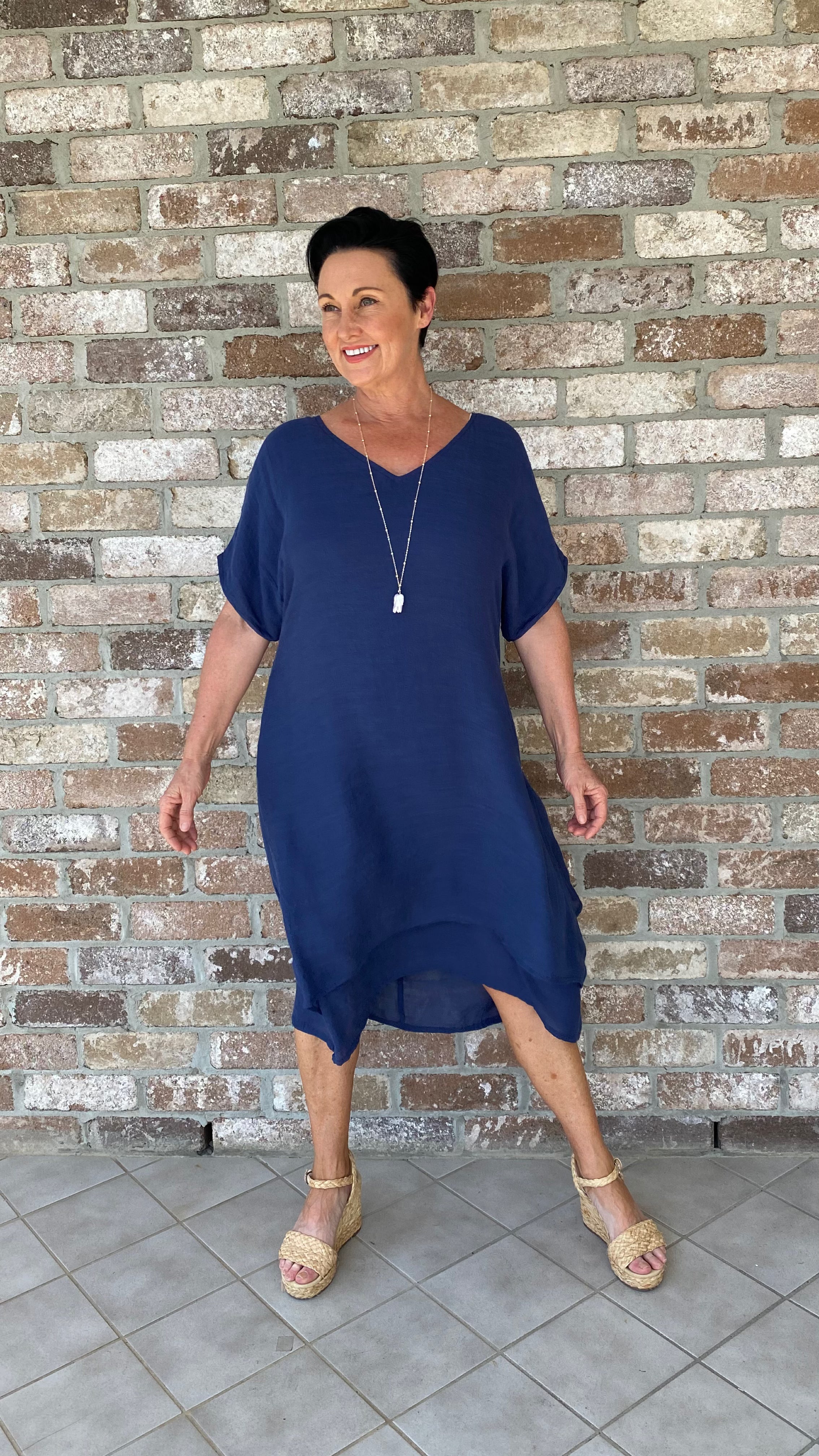 Chelsea Dress in Navy