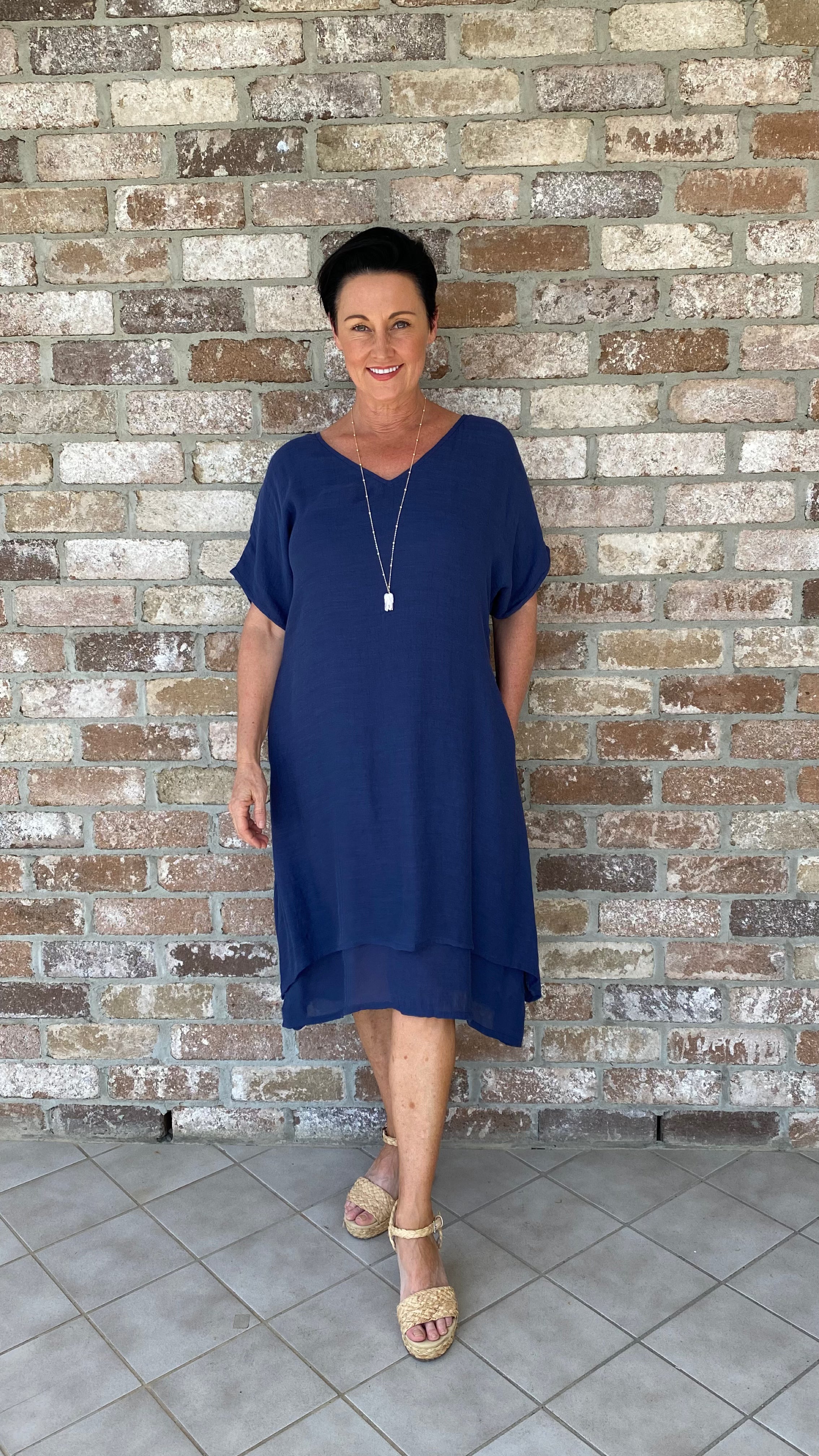 Chelsea Dress in Navy