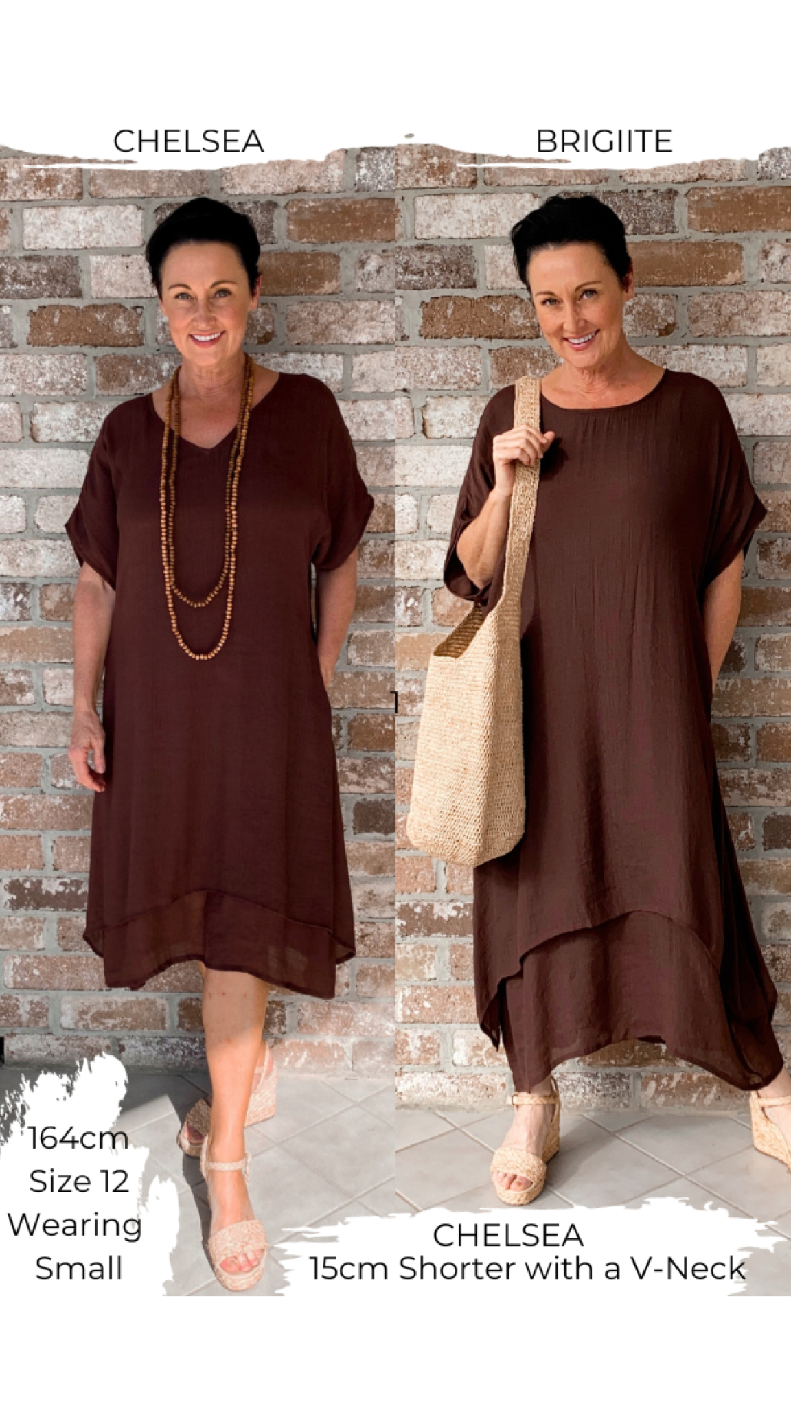 Chelsea Dress in Chocolate