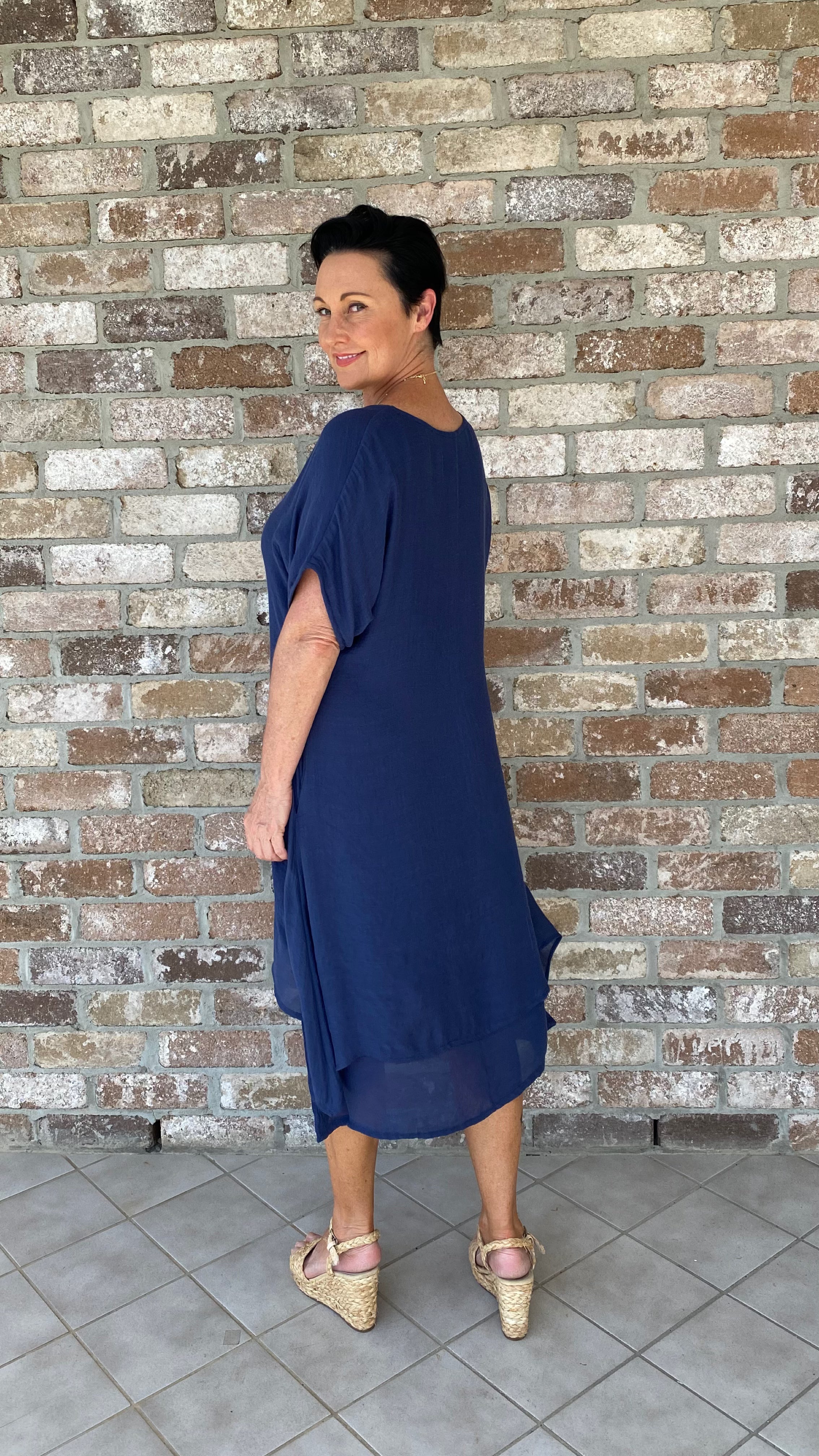 Chelsea Dress in Navy