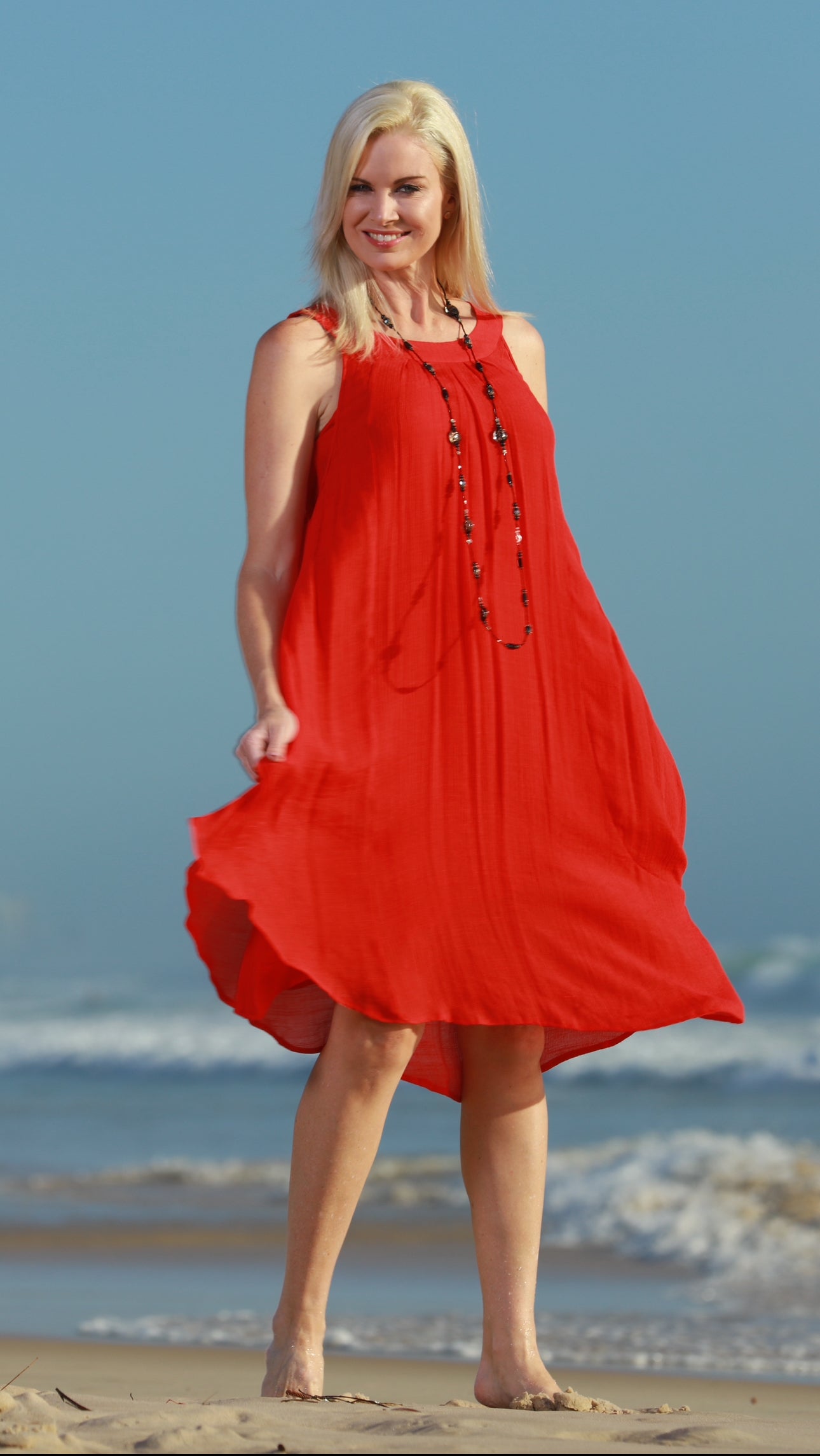 JUST ARRIVED Paris Dress in Red