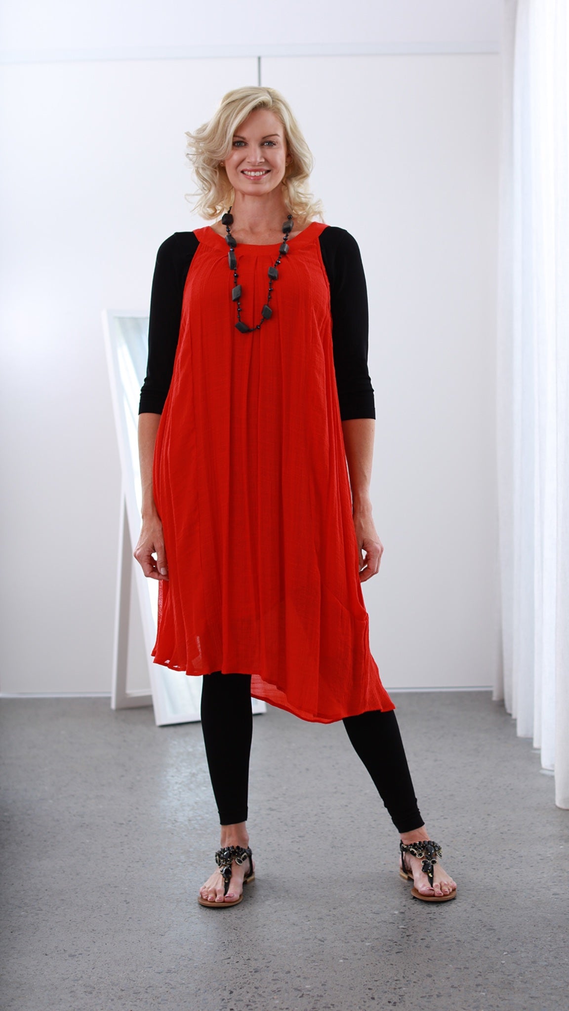 JUST ARRIVED Paris Dress in Red